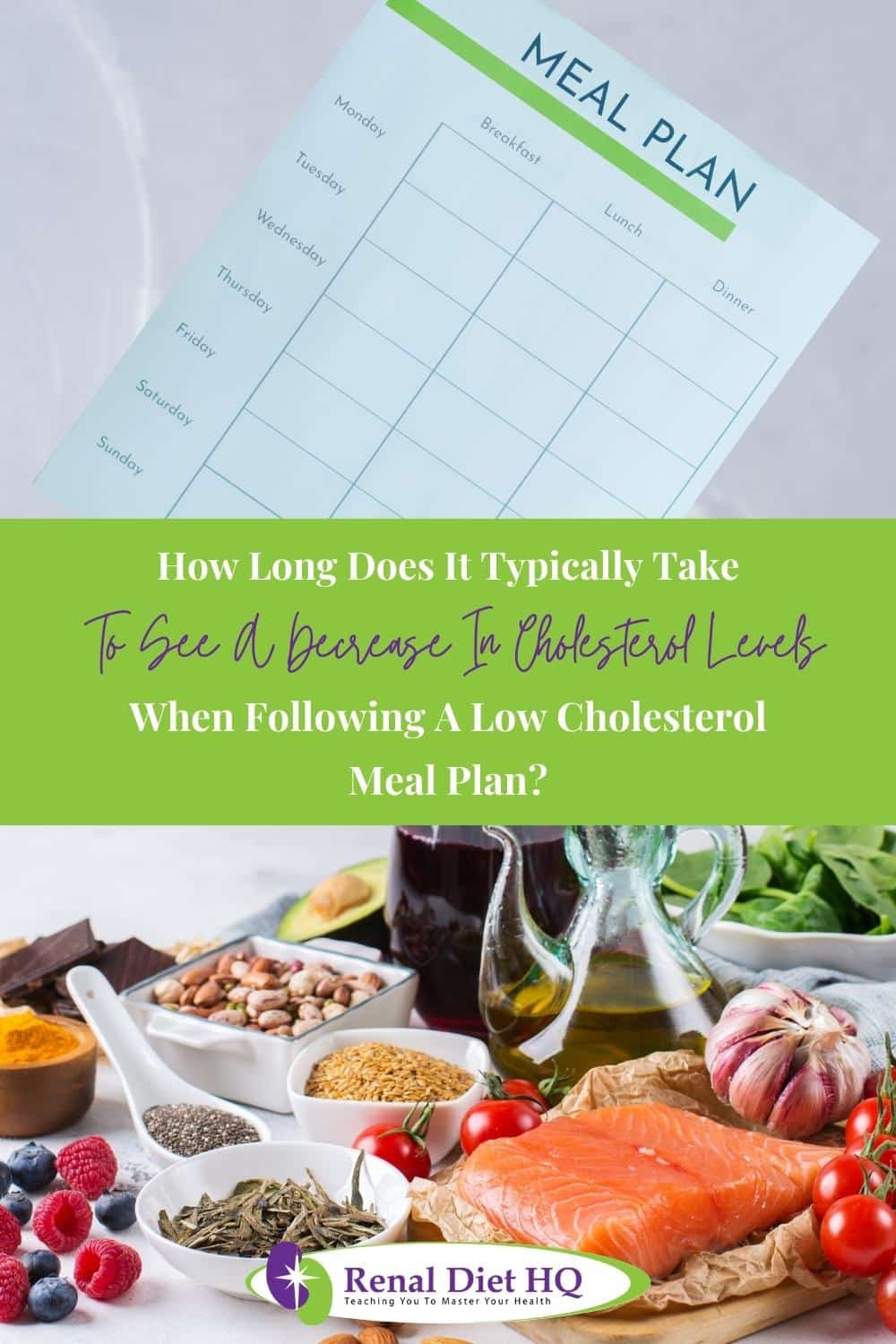 Low Cholesterol Meal Plan - Renal Diet HQ